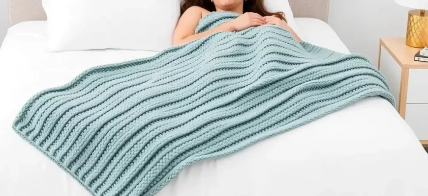 The Best Knit Weighted Blanket: A Guide to Breathable, Deep Pressure Comfort