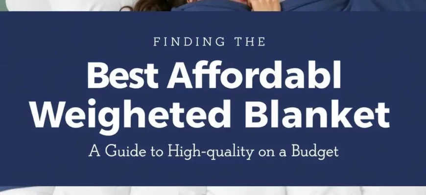 Finding the Best Affordable Weighted Blanket: A Guide to High-Quality Sleep on a Budget
