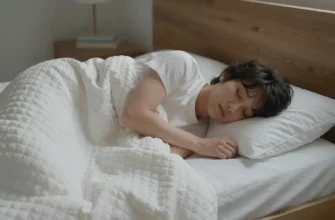 A calm, serene bedroom scene featuring a neurodivergent adult or child peacefully sleeping on a weighted blanket, with soft lighting and a subtle sense of transformation and comfort