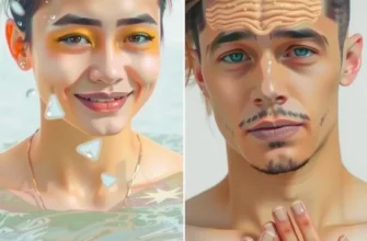 A split image. On the left, a person looking refreshed after a cold plunge, with water droplets on their skin. On the right, a person looking fatigued and stressed. The background should be a minimalist, clean design.